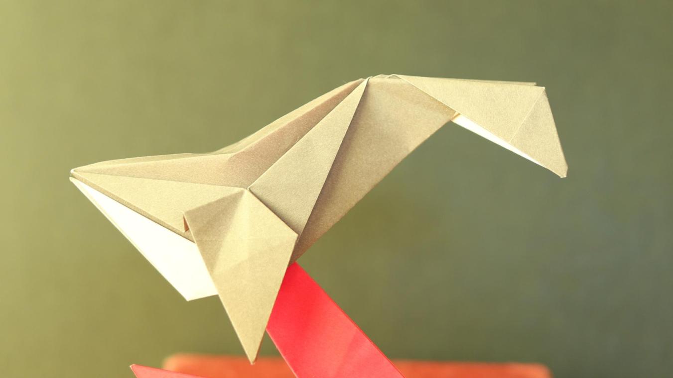 whale, from 15 cm gami-paper