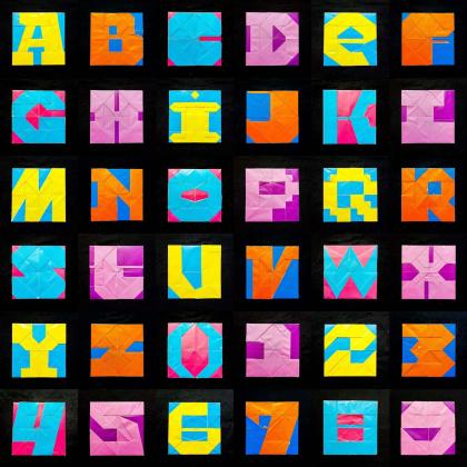 Fröbel Alphanumeric Character Set No.1